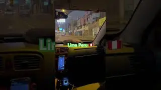 Uber through the barrios of Lima Peru 🇵🇪 #travelvlog #trendingshorts #travel #peru #barrio #trend