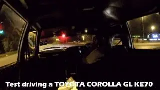 Test Driving BEAMS 3SGE dual VVT-i 6 speed manual powered Toyota Corolla GL KE70