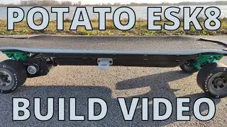 Potato electric skateboard | jet potato, 10S4P, flipsky 6364, vesc 4.12, firefly remote
