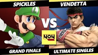 4o4 Weekly 77 GRAND FINALS - Spickles (Luigi) Vs. Vendetta (Ryu) Smash Ultimate - SSBU