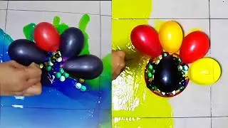 Mini Water Balloons POP & REVERSE with Crystal Marble Burst I Satisfying ASMR Relaxation