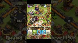 UPGRADE TO GRAND WARDEN || COC || MR INDIAN GAMER || #viral #gaming #shorts #reels #coc #gameplay