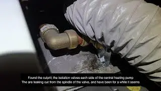 Grant combi boiler isolation valve leak replacement / repair / upgrade