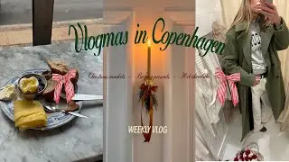 Christmas shopping in Copenhagen, sauna membership, SQUID GAME/NETFLIX event, pottery painting