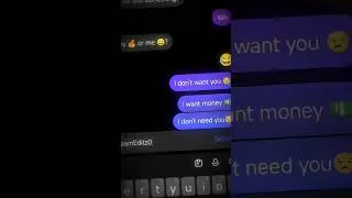 I don't want you 😒 I want money 💵#edit #chat #prank #trending #shortvideo #shorts