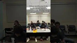 When you&rsquo;re ready to leave class but your friend is still packing up🤨 #shorts #mustwatch