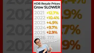 What Exactly Cause HDB Resale Prices to go SLOW?