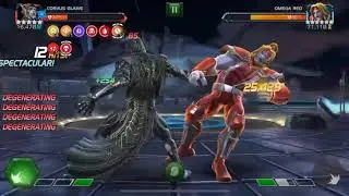 Mcoc Corvus vs Omega Red Act 6.2.3 boss solo Icarus path