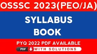 PEO and JA syllabus | Book for PEO Exam |  PEO Math Syllabus 2023 | Panchayat Executive  Officer