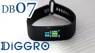 Diggro DB07 фитнес браслет с цветным экраном - тесты fitness tracker