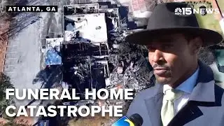 Funeral home caught fire and staff risked their lived to rescue customers bodies