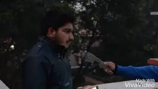 Swami Om Bhakt gets angry when asked questions.