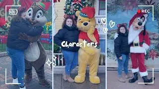 Characters @ Disneyland Paris 🩵 ~ December 2025
