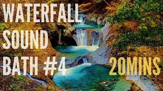 Five-tiered Waterfall with Seven basins, Yamanashi /Waterfall Sound Bath#4 for Relaxation/Meditation