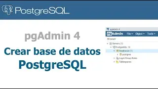 Create PostgreSQL Database - PGAdmin 4