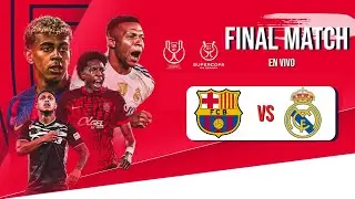 BARCELONA vs REAL MADRID🔥 Reacci&oacute;n Final Supercopa🍿