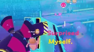 Fall Guys: I've defeated the Slime Scraper.