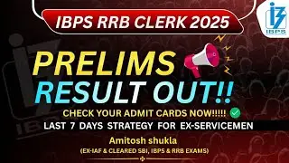Last 7 days strategy for RRB mains 