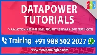 Datapower tutorials || AAA Action message level security || LDAP, Certificate || Datapower Training