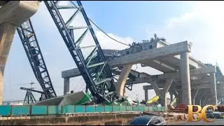 Two dead in Thailand after another crane collapses, crushing cars