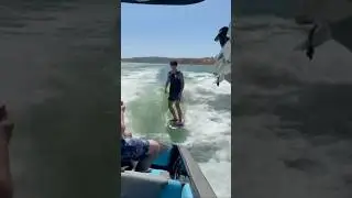 He&rsquo;s mastered it #waterboard #lakecastaic #california