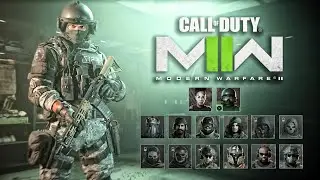 ALL Modern Warfare 2 OPERATORS - Select Screen - MW2 Beta