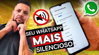 Como Tirar o SOM DAS NOTIFICA&Ccedil;&Otilde;ES das MENSAGENS RECEBIDAS no WHATSAPP do Android