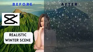 How to make REALISTIC WINTER Scene in CapCut  | CAPCUT VIDEO EDITING
