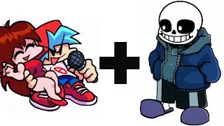 FNF Sans + Boyfriend and Girlfriend = ? | Friday night funkin animation | LEXV27 animations