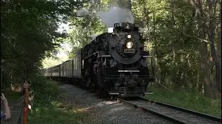 Berkshire Locomotive in the Cuyahoga Valley CVSR welcomes NKP 765 steam in the valley pacing scenes