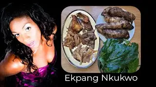 Preparing MOUTHWATERING Ekpang Nkukwo | Food Shopping & Cooking | Ibibio/Efik Cuisine | Gur Eats