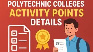 Student Activity Points Details | Polytechnic College | Diploma Courses