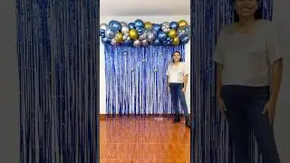 Decoraci&oacute;n f&aacute;cil y r&aacute;pida 💙 Birthday decoration ideas at home 🎉 Sharon Cabanillas