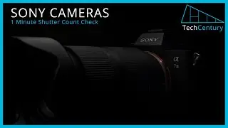 Check the Shutter Count for Sony Cameras in 1 Minute (A7III / A7 / A7S / A7R) | 2020