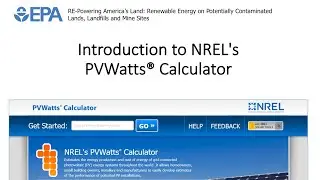 01 &mdash; Введение в калькулятор PVWatts&reg; от NREL (1:55)