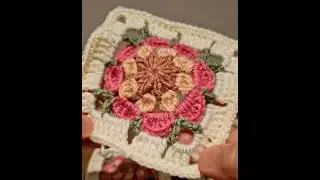 🌺🌻🌼 Crocheting Easy Cute 💓Squares 🌼🌻🌺 #crochet #knitting #crocheting #DIY #hobby #handmade