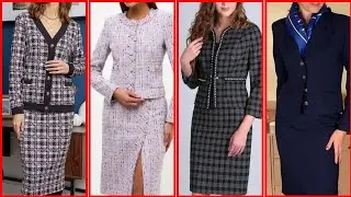 Fashionable Office Suit Designs with Coats and Jackets (Target of fashion,،،،،2025)