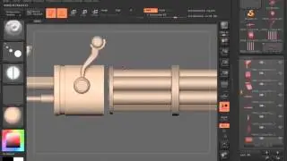 Howard's minigun time-lapse