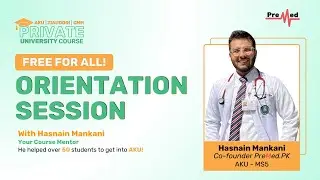 Private Universities Course Orientation Session by Hasnain Mankani👨‍🏫📚