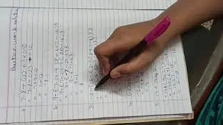 Practice work solution for Bodmas