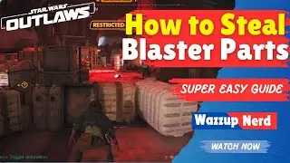 How to Steal the Blaster Part from Crimson Dawn in Star Wars Outlaws - New Tricks Quest