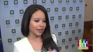 CIERRA RAMIREZ & SHERRI SAUM Stars of The Fosters at HRC 2013