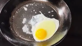 Egg on Carbon Steel