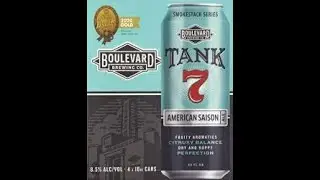 Boulevard Brew Co Tank 7 American Saison Beer Review!