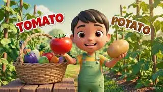 Vegetable Names for Kids 🥦 | Fun Learning Cartoon