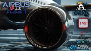 🔴Vertical Cockpit | MK Studios Release Rome Fiumicino V2 | FSlabs A321NEO 🛫EHAM ✈️ LIRF ✈️ EPKT🛬