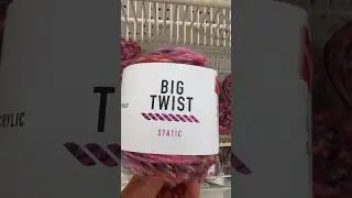 BIG TWIST STATIC Yarn 🧶 JoAnn Shopping 🛍️ Knitting Crochet Handmade