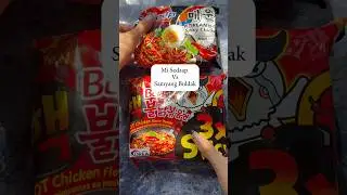 Rating Mi Sedaap Vs Samyang Buldak ! Which one do you prefer? 🔥🍜