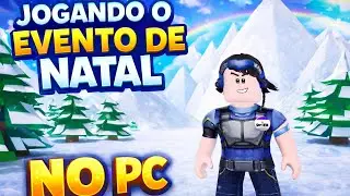 Jogando o novo evento do unboxing simulator de Natal 