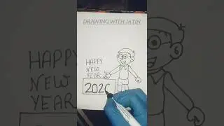 new year drawing with Jatin #voral short #rate my drawing